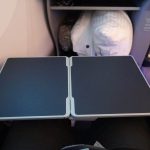 Tray table full opening